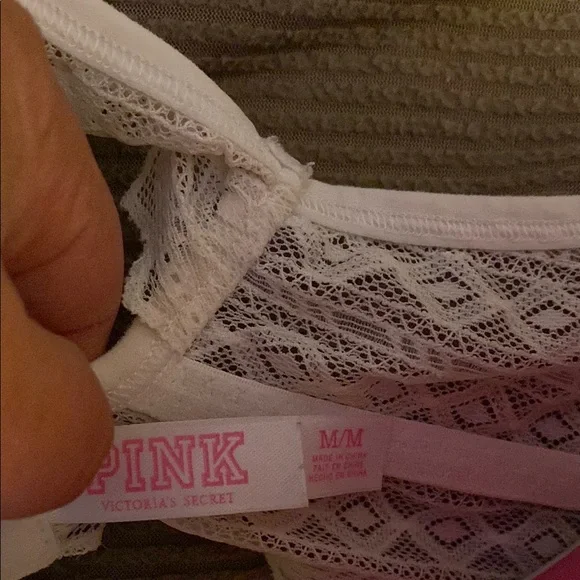 PINK Victoria's Secret White Bra Intimates & Sleepwear - Picture 2 of 3